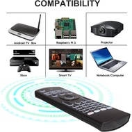 Air Mouse Remote MX3 Pro with Backlit, Rock&Rown 2.4G Air Remote with Wireless Keyboard,Backlit and 