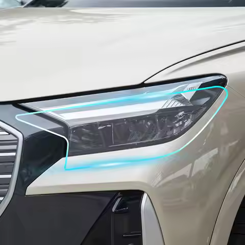 KUNGKIC for Audi Q4 E-TRON 2021-2024 8.5mil Car Headlight Film Precut Paint Protection Film Clear Br