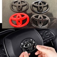 sale for Toyota VIOS COROLLA PRIUS car sticker steering wheel logo emblem badge decals car styling i