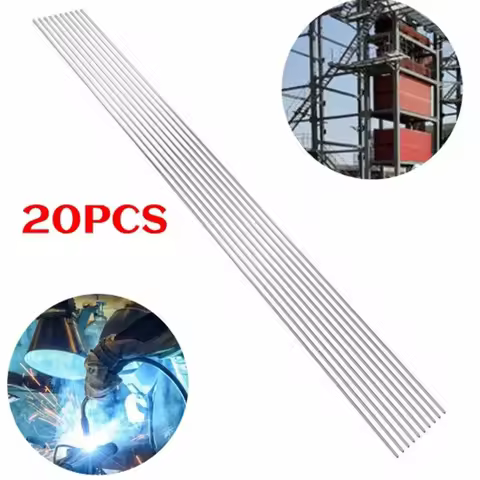 20pcs 1.6mm ER316L Stainless Steel TIG Welding Rods 330mm Welding Rods For General Steel Constructio