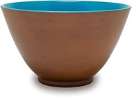 Tradition Acoustic JUGLANS Bowl, Turquoise, φ6.3 inches (16 cm), 36.2 fl oz (980 ml)