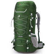 MOUNTAINTOP 75L Internal Frame Backpack with Rain Cover Backpacking Camping Hiking Backpack for Men 