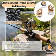 Ceramic ball bearing highspeed ball bearing fishing reel bearing 3X10X4 5X10X4 3X6X2.5 4X7X2.5 4X8X3