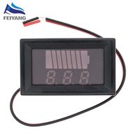 Car Battery Charge Level Indicator 12V 24V 36V 48V 60V 72V Lithium Battery Capacity Meter Tester Display LED Tester Voltmeter