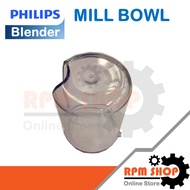 Mill Bowl โถปั่นแห้ง PHILIPS  อะไหล่แท้สำหรับเครื่องปั่น PHILIPS รุ่น HR2115211621172118และ2120 (996510072844)