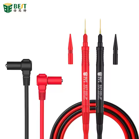 BST-050-JP CAT III 2000V 20A Thin Superconducting Probe Multimeter Test Leads For High Precision Com
