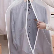 =轉季特價= 包順豐 一套10個入 拉鍊式半透明衣服防塵罩 clothes bag 衫套 衫袋 衣服收納 換季必用衣服整理 轉季收納大褸 可掛衣櫃 衣物收納袋 防潮 防塵袋 PEVA質地 尺寸：60x