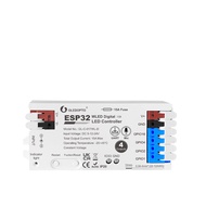 ESP32 WLED Strip Controller 4 ช่องเอาต์พุต 15A ฟิวส์ Link Level Shifter UART ดาวน์โหลด DIY แบบไดนามิ