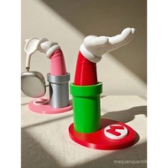 Mario 3D Headphone Stand Creative Ornaments Headphone Stand Holder Cute Desktop Storage Headphone Ha