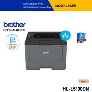 Brother HL-L5100DN เครื่องพิมพ์เลเซอร์ ขาว-ดำ รองรับการพิมพ์ 2 หน้าอัตโนมัติNetwork Printing (ประกัน