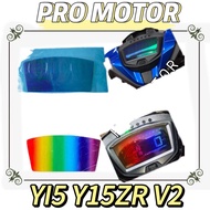 TINTED METER PELANGI RAINBOW BLUE Y15ZR V2 Y15 STICKER MOTOR TINTED METER RAINBOW BLUE COLOR MOTOR M