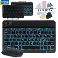 【keyboard】 ASH Rechargeable Bluetooth 3.0 Keyboard with LED Backlit for Phone Samsung Huawei Xiaomi Lenovo Tablet Android Windows IOS