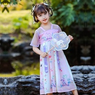 Girls hanfu girls hanfu girls hanfu Dress Children Princess Dress Summer Dress Tang Suit Chinese Style Ancient Costume Super Fairy Skirt