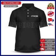 Dry Fit PG Microfiber Polo T Shirt Sulam Performance Gear Golf Casual Sportwear Baju Unisex T-Shirt Shirts Pakaian