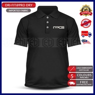 Dry Fit PG Microfiber Polo T Shirt Sulam Performance Gear Golf Casual Sportwear Baju Unisex T-Shirt 