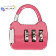 [UtilizingS] 3 Dial Luggage Travel Digit Number Code Lock Combination Padlock Safe Lock For Gym Digi