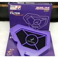 Uma Racing Air Filter SUZUKI RAIDER 150 / BELANG 150 FI 100% Original Genuine Part (Washable) Penapi