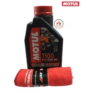 [💯 ORIGINAL] MOTUL MOTOR ENGINE OIL 4T 7100 15W-40 FULLY SYNTHETIC