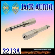 Over male akai mono to female mini /over 6.3mm to 3.5mm