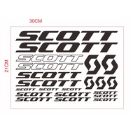Scott bicycle frame cutting sticker fixie sticker