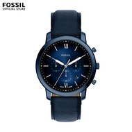 Fossil Men's Neutra Analog Watch ( FS6168 ) - Quartz, Blue Case, Round Dial, 22 MM Blue Leather Band