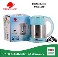 MICROMATIC CORDLESS ELECTRIC KETTLE MCK-1840