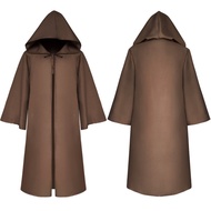 SY1 Star Wars Jedi Warrior Hooded Cloak Cape Adult Kids Luke Skywalker Cloak Robe Coat Halloween Cos