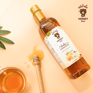 น้ำผึ้งเกสรดอกลำไย HONEY BEAR 1000 กรัม น้ำผึ้งแท้ 100% ไม่มีสารกันบูด ไม่ผสมน้ำตาล ได้รับมาตรฐาน อย
