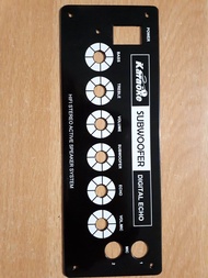 PANEL BESI DEPAN UNTUK KIT DMS-206X DMS206 DMS6000 TONE CONTROL STEREO SUBWOOFER
