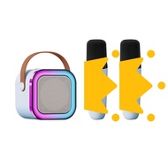 Loa Bluetooth Karaoke Mini K12 Sạc Pin Không Dây Âm Thanh Hay Bass Chuẩn Kèm 2 Míc Hát Bảo Hành 12 T