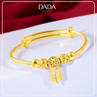 Original 916 Gold Pawnable for Women  Flower Hydrangea Bangles