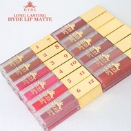 LONG LASTING LIP MATTE LIPSTIK BPOM HYDE BEAUTY SKINCARE AWET TAHAN LAMA ANTI AIR 24 JAM
