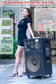 XU HƯỚNG LOA KARAOKE HOT NHẤT 2025 MTMAX 8315 Bass 451 Trung 5 Treble Công suất 600-1500W 12V DC 18