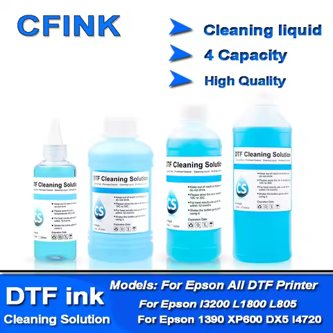 DTF Cleaning liquid Cleaning solution Cleaner for Epson L1800 L800 L805 DX5 DX7 XP600 I3200 I4720 I5