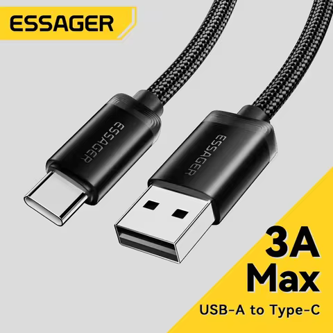 Essager 3A USB Type C Cable For Iphone 15 plus Huawei Mate60 P60 Fast Charging Wire USB-C Charger Da