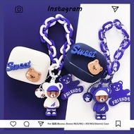 Suitable for Baseus/Baseus M2S Pro/M2+/ M3S Wireless Bluetooth Headset Silicone Protective Case Uniq