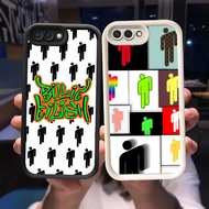 O-49 Blohsh Casing for OPPO A37 A1K A5 A83 A3S A39 A12E Realme C2 C2s Black and White