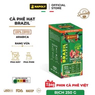 [Hỏa tốc 2h] Cà Phê Arabica BRAZIL - Hương Vị Đẳng Cấp Chua nhẹ Hương Nhiệt Đới - Rang Nguyên Hạt Dù