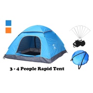 Zooog  ULTRALIGHT TENT OUTDOOR TENT 3-4 PERSON WATERPROOF (1244)