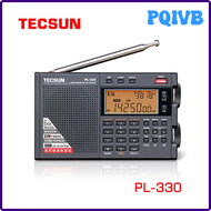 PQIVB Tecsun คลื่นวิทยุ FM PL-330ยาวปานกลางคลื่นสั้นสายเดี่ยวแบบพกพาวิทยุยี่ห้อ Tecsun วงดนตรีเต็ม P
