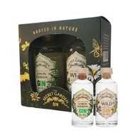 Secret Garden Distillery: Secret Garden 2x 20cl Traditional Gin Gift Pack with Wild Gin,  and Lemon 