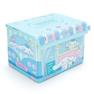 Japan Sanrio - Cinnamoroll 玉桂狗 日版 長方形 揭蓋 可折疊式 收納盒 收納箱 家居 收納 大耳狗 2019年款