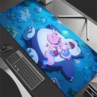 Mouse Pad P-Pokemons Snorlax Gaming Large Dywan Gamer Keyboard Desk Mat Table Carpet Mousepad XXL 90