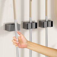 Mop and Broom Organizer Mop Holder Rack Holder Wall Mounted Strong Broom Holder Self Organizers Hang
