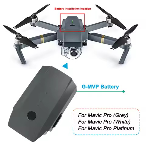 11.4V 43.6Wh G-MVP Replacement Battery For DJI Mavic Pro Intelligent Flight Battery For DJI Mavic Pr