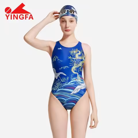 YINGFA Triangle Competition Training Waterproof Chlorine Resistant Sporty Swimwear Women's Swimwear 