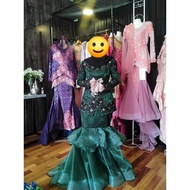 Baju pengantin Preloved/Songket traditional