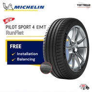 Michelin Pilot Sport 4 EMT Run Flat 19 inch Tyre (INSTALLATION/DELIVERY WEST MY) Tayar Tire RFT