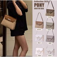 PONYPONY Dustin Pony V2 PU Leather Shoulder Bag Side Backpack