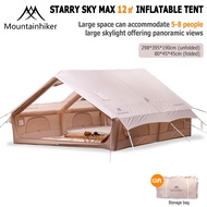 MOUNTAINHIKER 12㎡pro inflatable tent, 8-15 person camping tent, waterproof, breathable, portable cam
